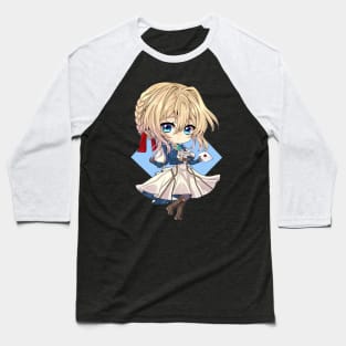 Chibi Violet Evergarden Fanart! Baseball T-Shirt